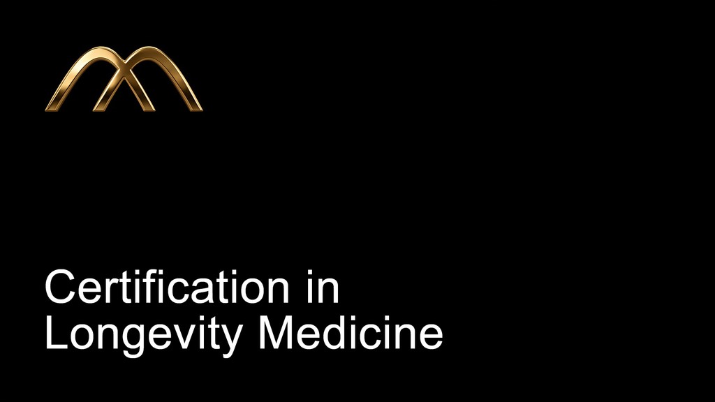 Course card for Certification in Longevity Medicine